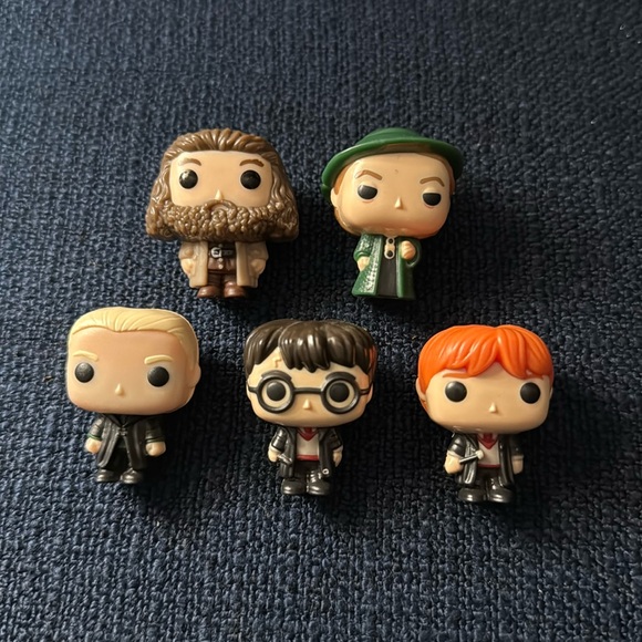 Funko Other - 5 Harry Potter Character Kinder Joy Mini Funko Pop Collectables